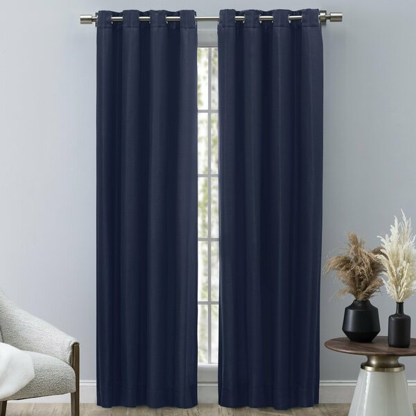 Ricardo Ricardo Grasscloth Lined Grommet Curtain Panel 04700-79-063-35